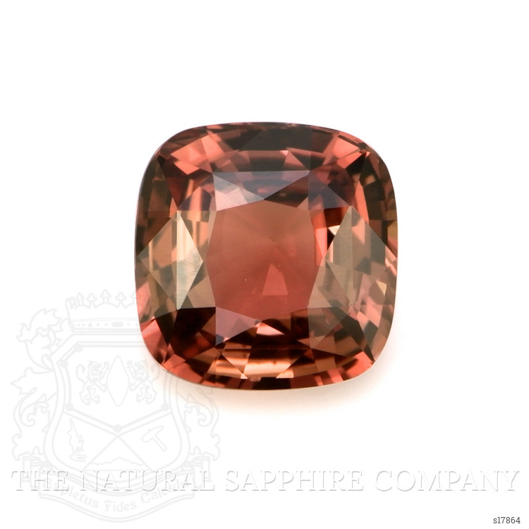 3.22 Ct. Pinkish Brown Sapphire from Ceylon (Sri Lanka)