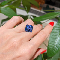 9.00 Ct. Blue Sapphire from Ceylon (Sri Lanka) Life Style