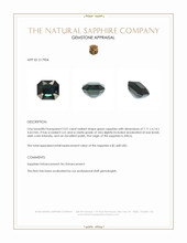 2.01 Ct. Green Sapphire from Africa Appraisal