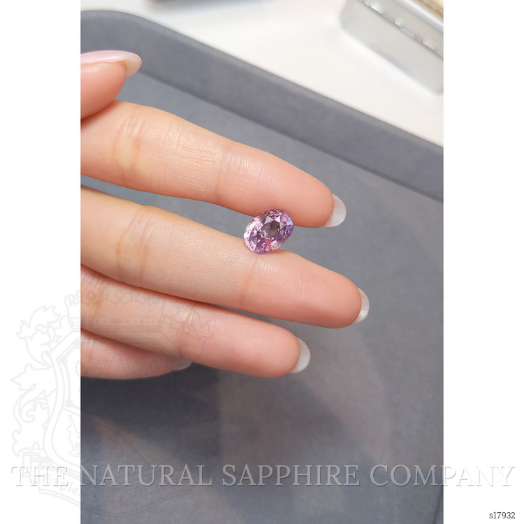 5.05 Ct. Purplish Pink Sapphire from Ceylon (Sri Lanka)