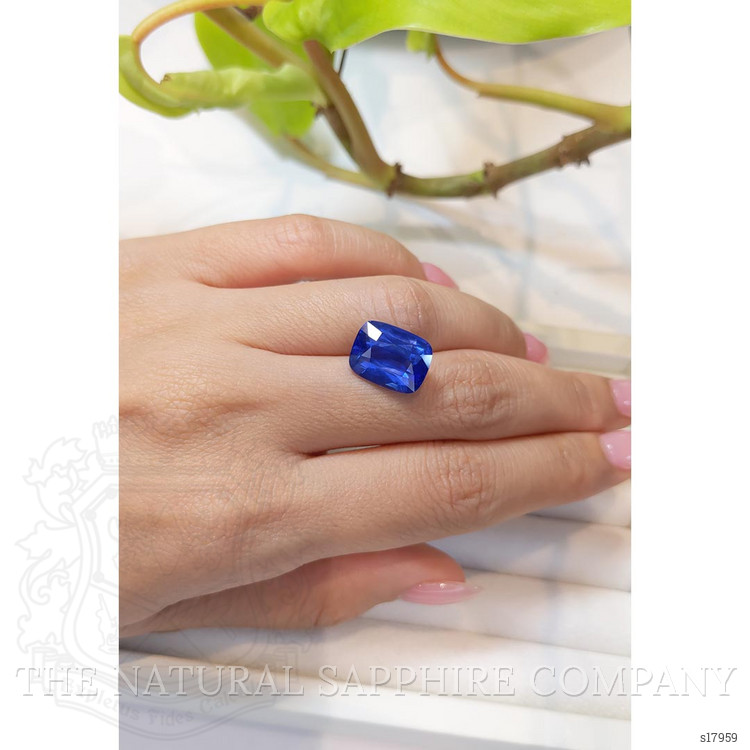 10.29 Ct. Blue Sapphire from Ceylon (Sri Lanka)