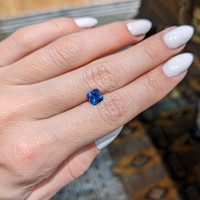 1.32 Ct. Blue Sapphire from Ceylon (Sri Lanka) Life Style