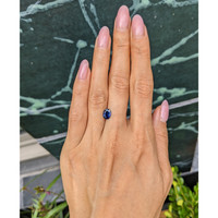 1.27 Ct. Blue Sapphire from Ceylon (Sri Lanka) Life Style