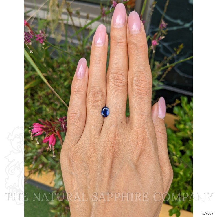 1.27 Ct. Blue Sapphire from Ceylon (Sri Lanka)