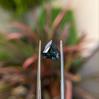 2.52 Ct. Bluish Green Sapphire from Madagascar Life Style