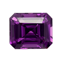 7.07 Ct. Purple Sapphire from Madagascar Video