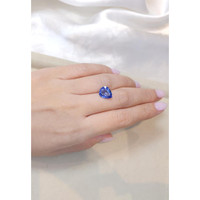 5.02 Ct. Blue Sapphire from Madagascar Life Style