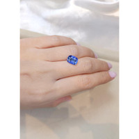 3.58 Ct. Blue Sapphire from Ceylon (Sri Lanka) Life Style