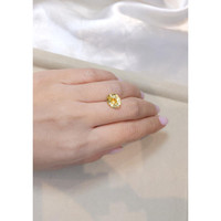 5.10 Ct. Yellow Sapphire from Madagascar Life Style