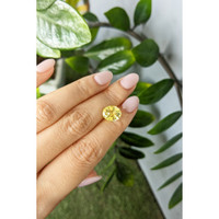 5.10 Ct. Yellow Sapphire from Madagascar Life Style