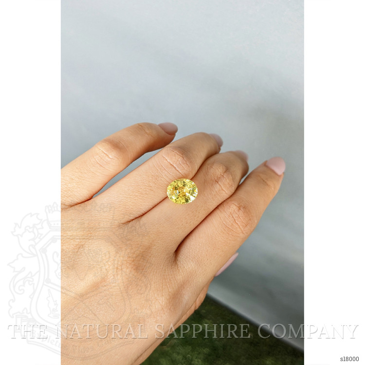 5.10 Ct. Yellow Sapphire from Madagascar