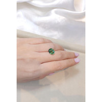 4.50 Ct. Green Sapphire from Madagascar Life Style