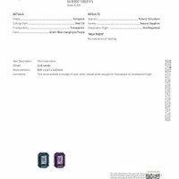 2.62 Ct. Sapphire from Madagascar Scan Report