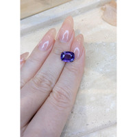 3.17 Ct. Purple Sapphire from Madagascar Life Style