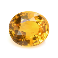 2.01 Ct. Yellowish Orange Sapphire from Ceylon (Sri Lanka) Video