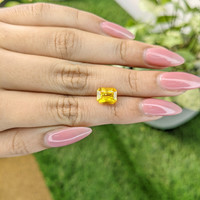 2.95 Ct. Yellow Sapphire from Ceylon (Sri Lanka) Life Style