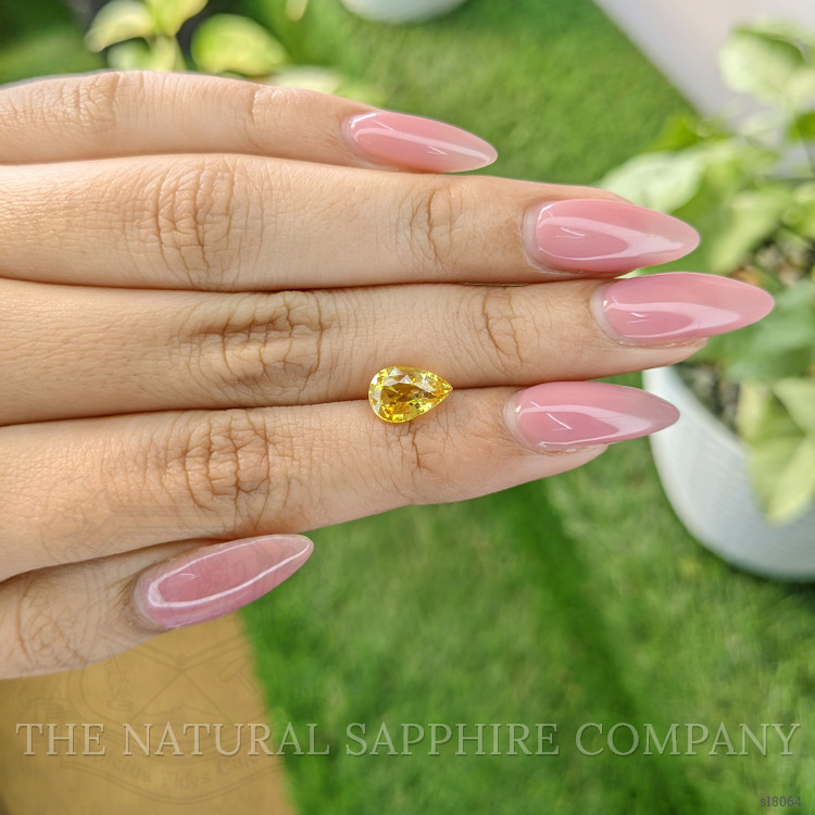2.11 Ct. Yellow Sapphire from Ceylon (Sri Lanka)