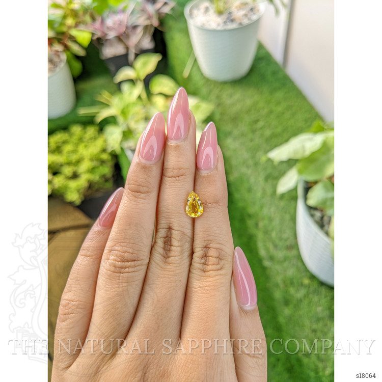 2.11 Ct. Yellow Sapphire from Ceylon (Sri Lanka)