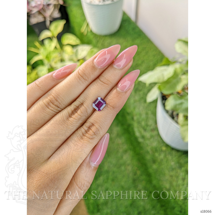 2.08 Ct. Purple Sapphire from Ceylon (Sri Lanka)