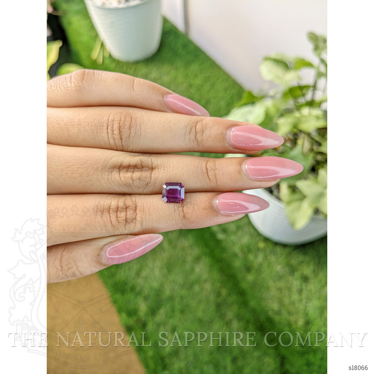 2.08 Ct. Purple Sapphire from Ceylon (Sri Lanka)