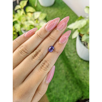 1.60 Ct. Purple Sapphire from Ceylon (Sri Lanka) Life Style