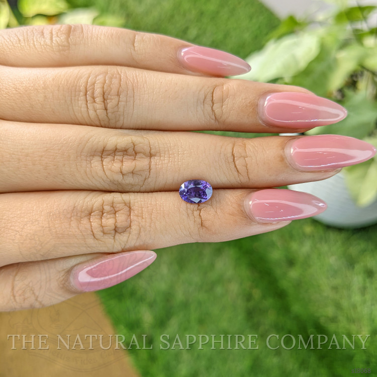 1.60 Ct. Purple Sapphire from Ceylon (Sri Lanka)