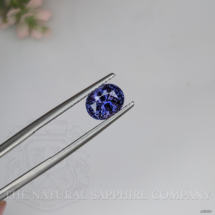 2.25 Ct. Violet Sapphire from Ceylon (Sri Lanka)