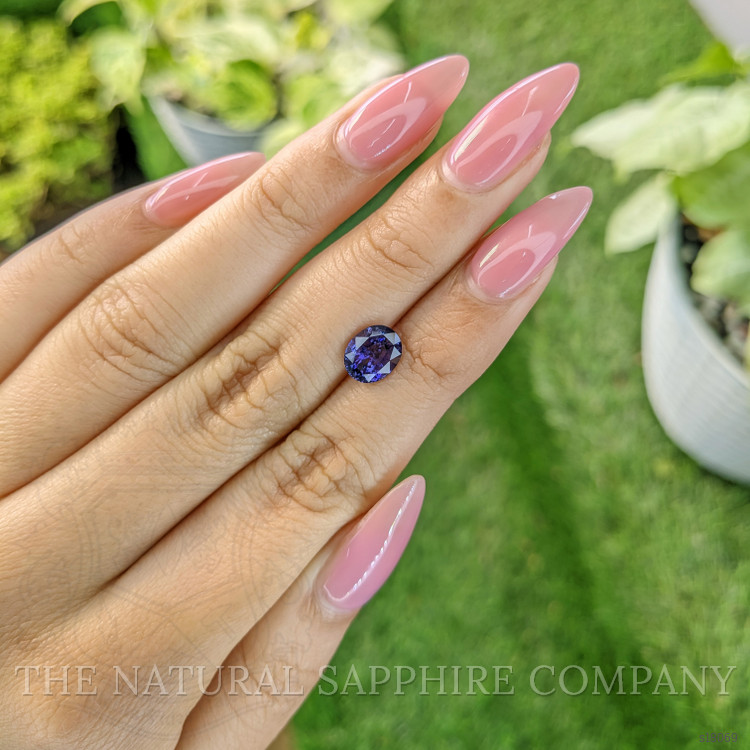 2.25 Ct. Violet Sapphire from Ceylon (Sri Lanka)