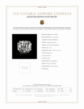 2.55 Ct. White Sapphire from Ceylon (Sri Lanka) Scan Report
