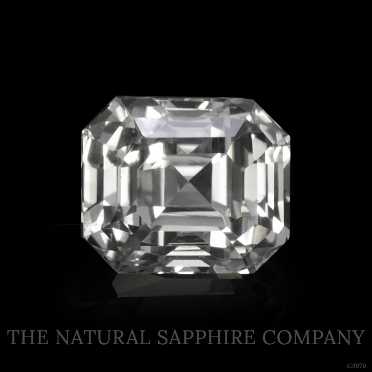 2.55 Ct. White Sapphire from Ceylon (Sri Lanka)