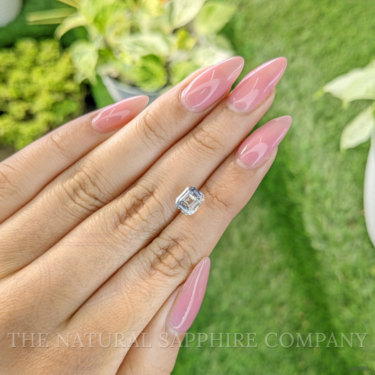 2.55 Ct. White Sapphire from Ceylon (Sri Lanka)