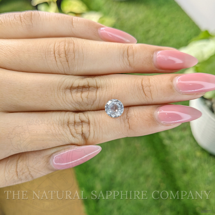 2.08 Ct. White Sapphire from Ceylon (Sri Lanka)