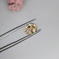 2.30 Ct. Peach Sapphire from Ceylon (Sri Lanka) Life Style