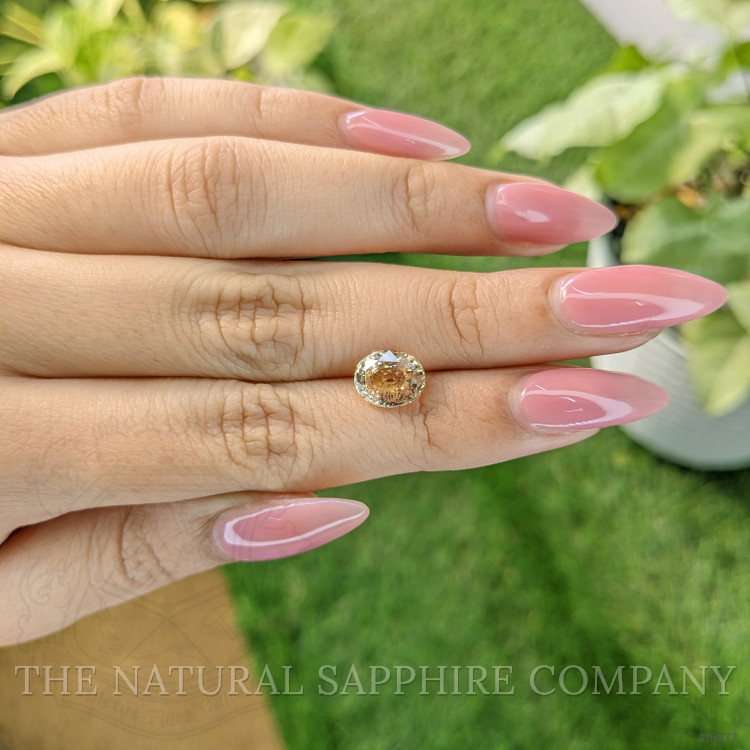 2.30 Ct. Peach Sapphire from Ceylon (Sri Lanka)