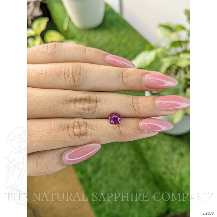 1.55 Ct. Purplish Pink Sapphire from Ceylon (Sri Lanka)