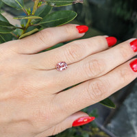 1.24 Ct. Padparadscha Sapphire from Ceylon (Sri Lanka) Life Style