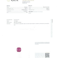 1.67 Ct. Pink Sapphire from Thailand Scan Report