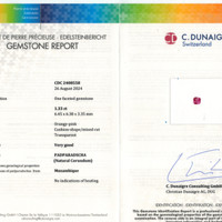 1.33 Ct. Sapphire from Mozambique Scan Report