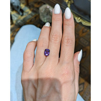 2.17 Ct. Purple Sapphire from Ceylon (Sri Lanka) Life Style