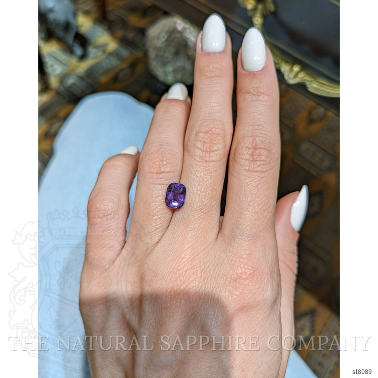 2.17 Ct. Purple Sapphire from Ceylon (Sri Lanka)