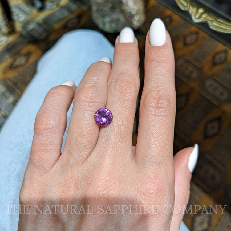 2.57 Ct. Purple Sapphire from Ceylon (Sri Lanka)