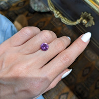 2.57 Ct. Purple Sapphire from Ceylon (Sri Lanka) Life Style