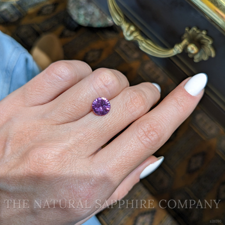 2.57 Ct. Purple Sapphire from Ceylon (Sri Lanka)