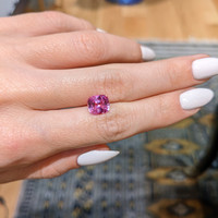 3.16 Ct. Padparadscha Sapphire from Ceylon (Sri Lanka) Life Style