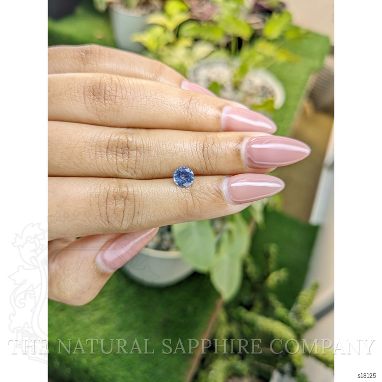 0.98 Ct. Blue Sapphire from Ceylon (Sri Lanka)