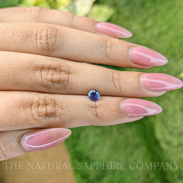 0.56 Ct. Blue Sapphire from Ceylon (Sri Lanka)