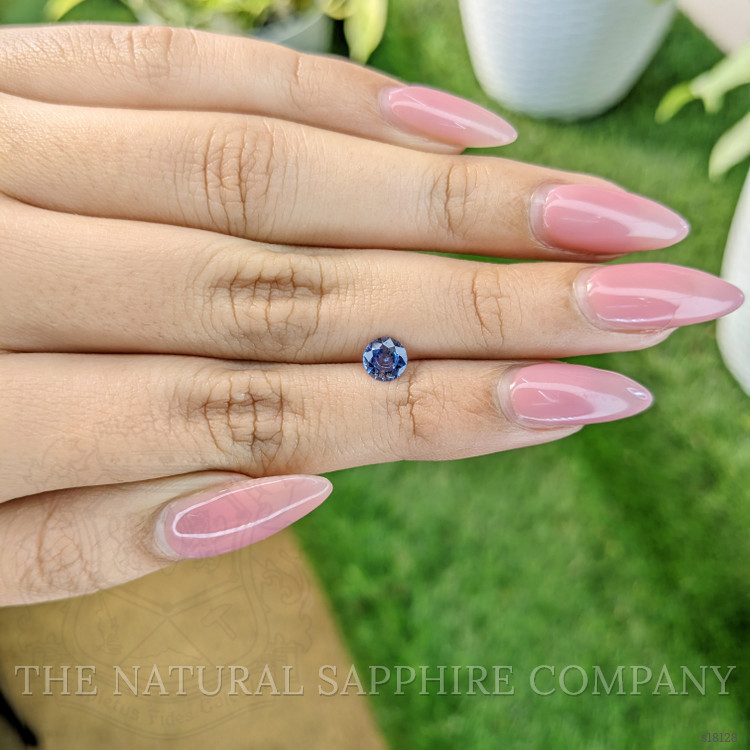 0.66 Ct. Blue Sapphire from Ceylon (Sri Lanka)