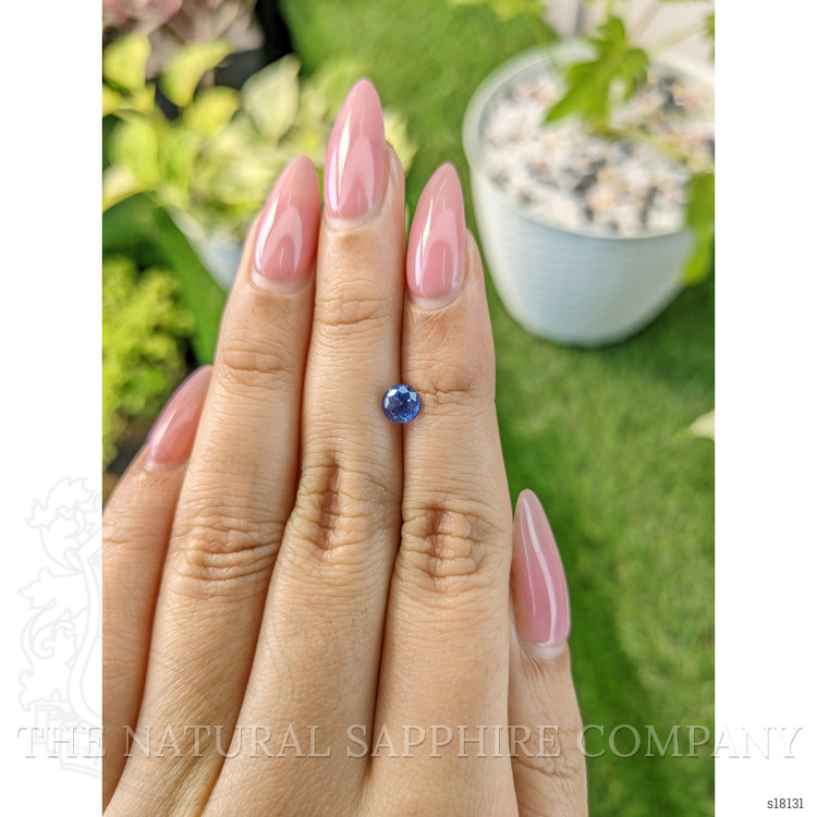 0.97 Ct. Blue Sapphire from Ceylon (Sri Lanka)