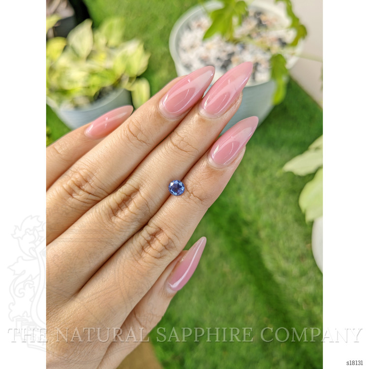 0.97 Ct. Blue Sapphire from Ceylon (Sri Lanka)