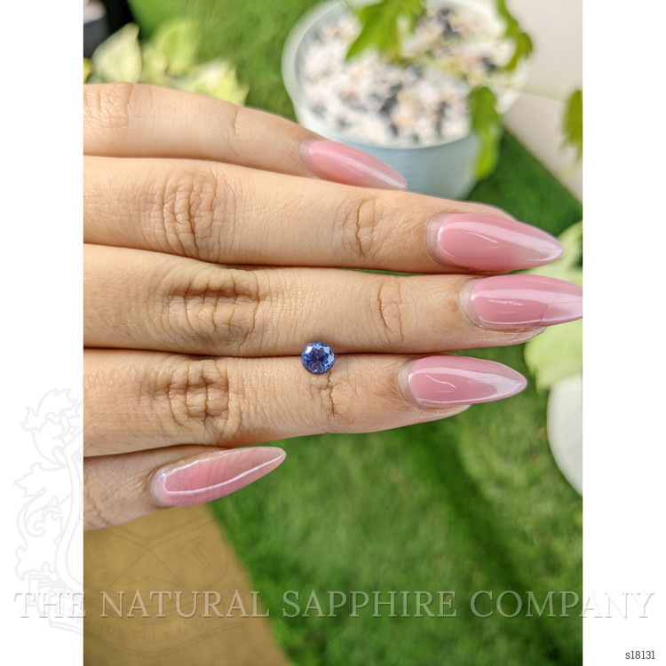 0.97 Ct. Blue Sapphire from Ceylon (Sri Lanka)